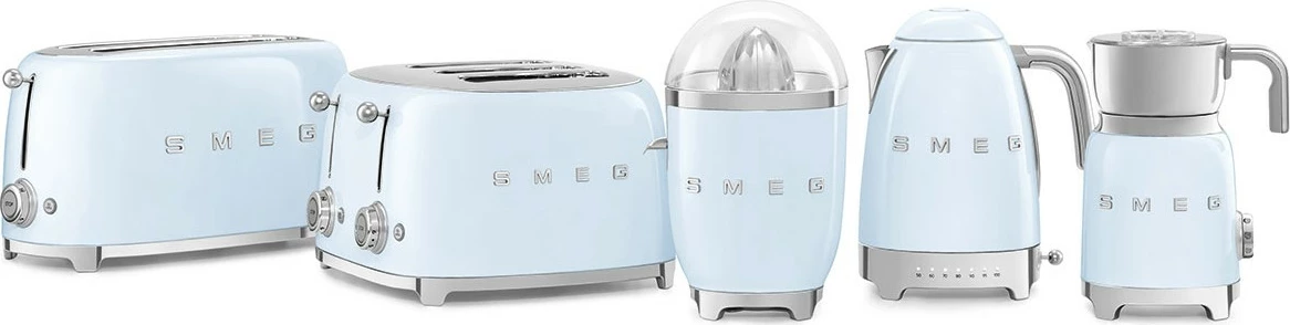 Tostier SMEG TSF02PBEU 4 feta, pastel blu