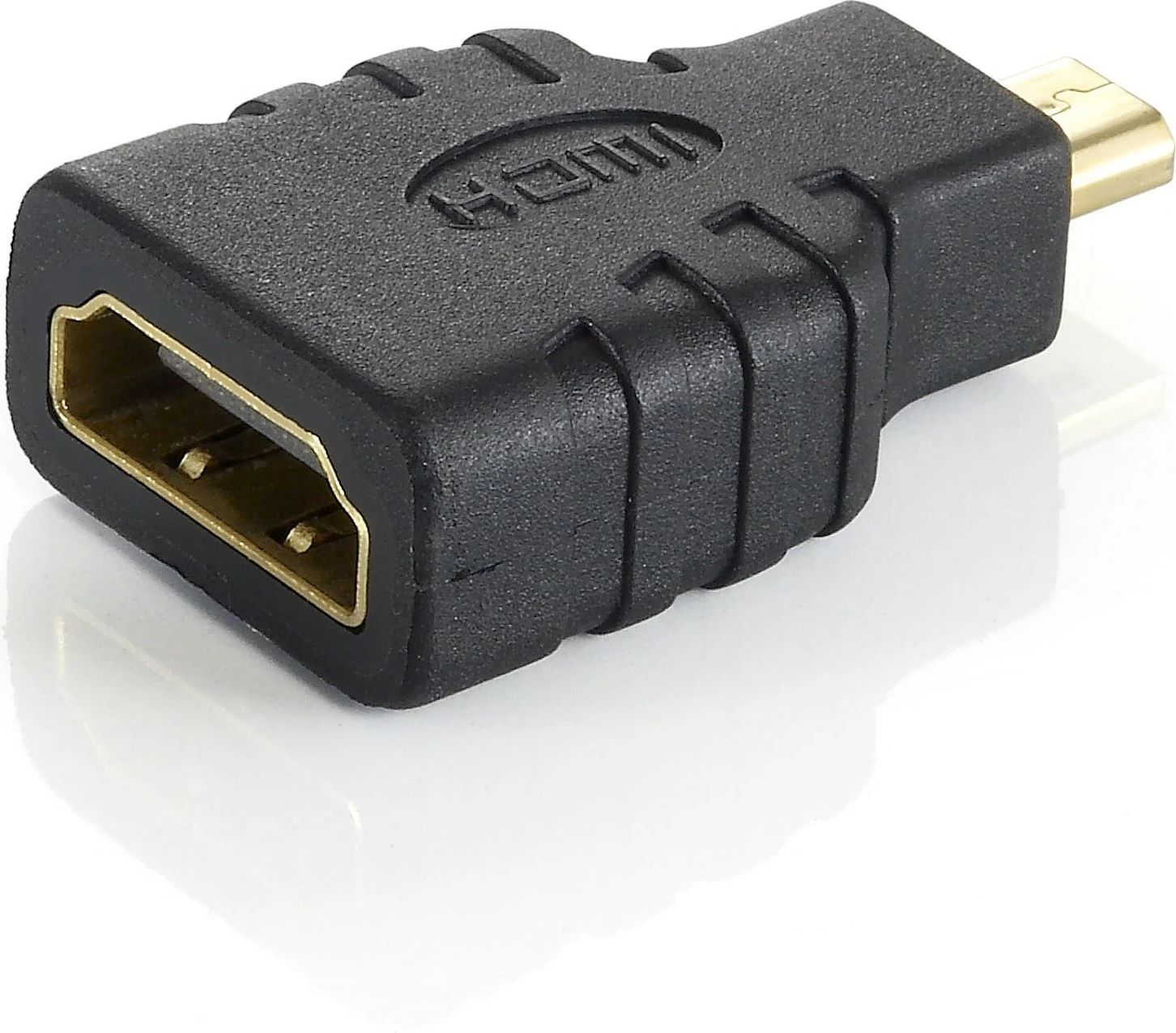 Adapter microHDMI në HDMI Equip, i zi