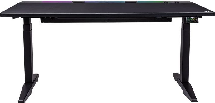 Tavolinë gaming Thermaltake G700 RGB, rregullim lartësie, LED RGB, 1600mm, e zezë