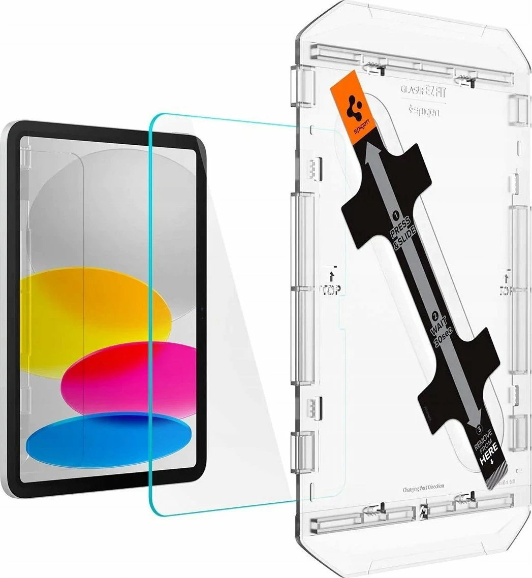 Mbrojtës ekrani xham i temperuar Spigen GLAS.tR EZ Fit për iPad 10.9\", transparent, set 1 copë