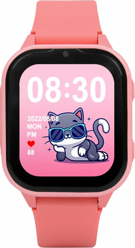 Smartwatch Garett Kids Sun Ultra 4G, për fëmijë, Rozë