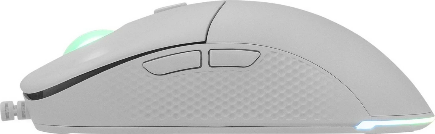 Maus gaming White Shark Bagdemagus GM-5010, 7200 DPI, RGB, i bardhë