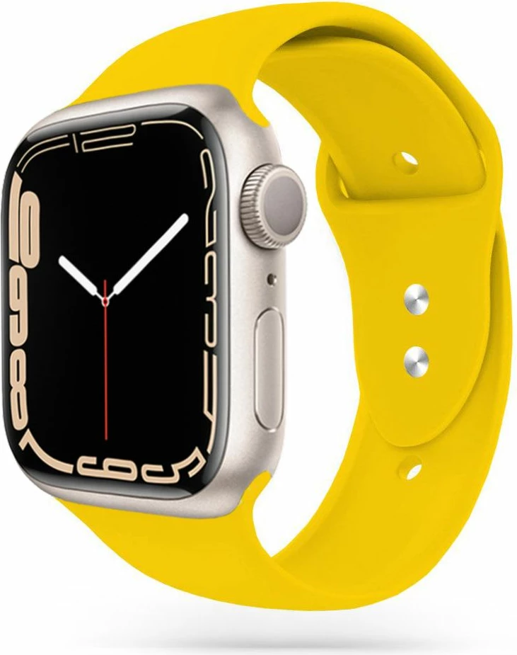 Rrip për Apple Watch Tech-Protect IconBand, TPU, Verdhë, 42/44/45/49 mm