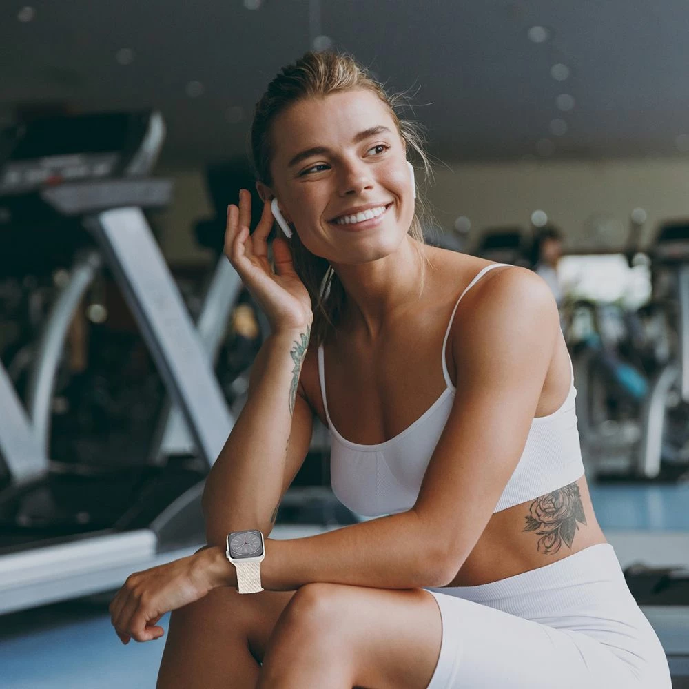 Rrip najloni për smartwatch Tech-Protect Nylonmag, për Apple Watch 4/5/6/7/8/9/SE (38/40/41 mm), i zi