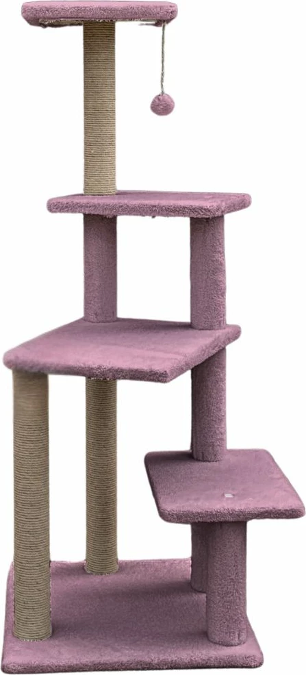 Dërrasë për gërvishtje për mace, Paws & Whiskers, Alessi, ngjyrë rozë e zbehtë