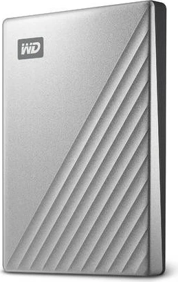 Hard disk Western Digital My Passport Ultra 2TB, USB-C/USB3.0, Argjendtë