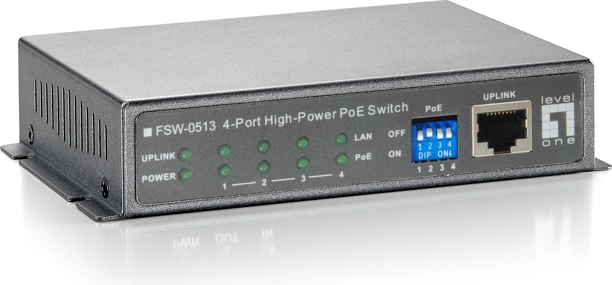 Switch LevelOne FSW-0513(Z), 5 porte, Fast Ethernet, PoE, 120W