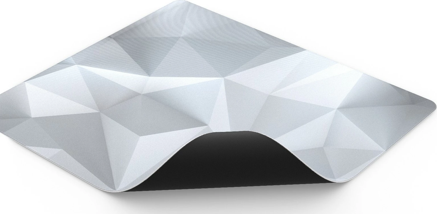 Mauspad Endorfy Crystal Onyx White L, bardh/gri