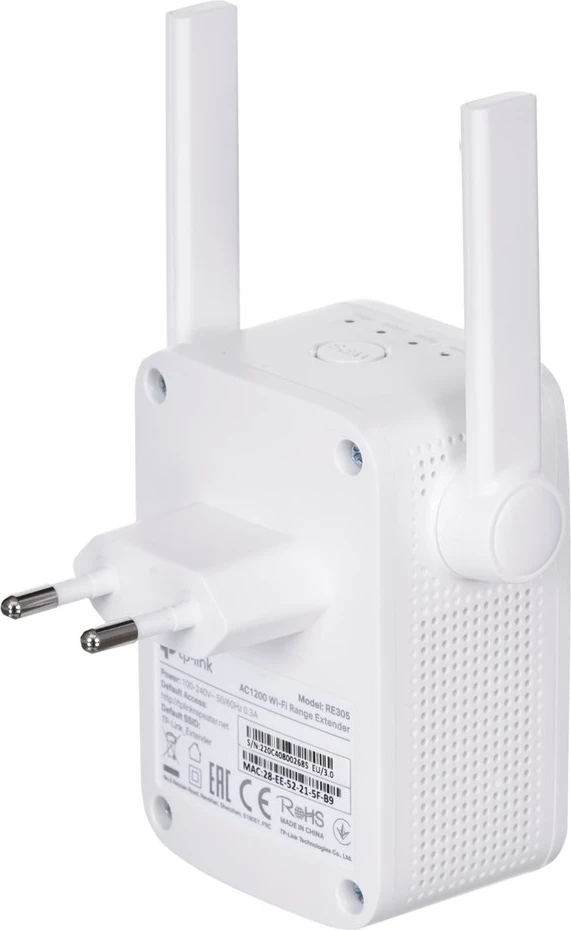Shpërndarës i WiFi TP-LINK AC1200, i bardhë