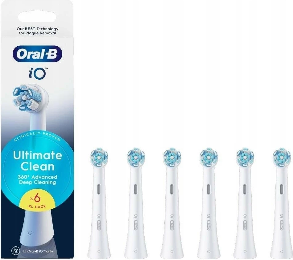 Koka rezervë Oral-B iO Ultimate Clean EB6, 6 copë, e bardhë