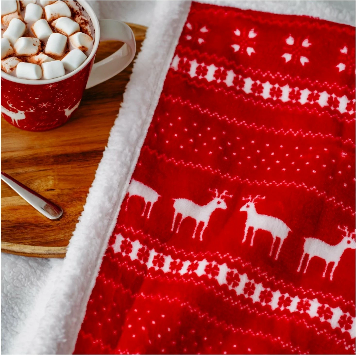 Koc elektrik Camry CR 7441, bardhë-kuq