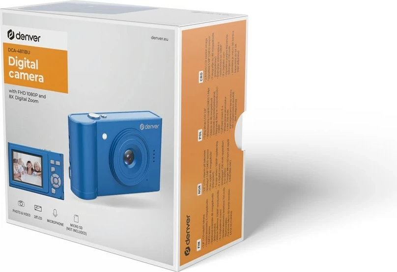 Kamerë digjitale Denver DCA-4811BU, 2.8",, 48MP, e kaltër