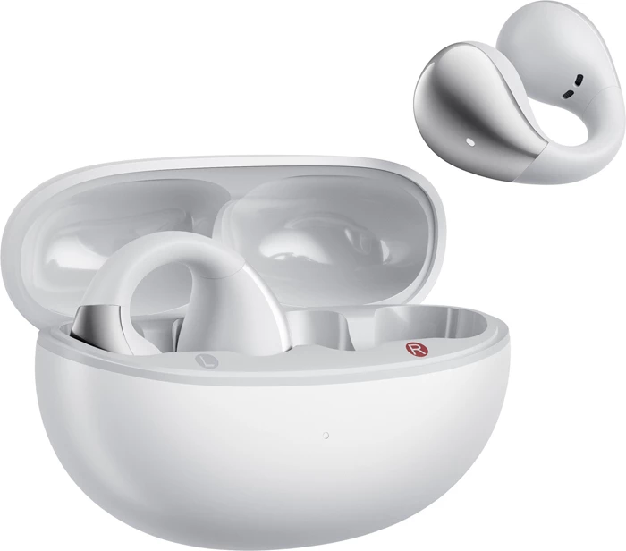 Kufje TWS open-ear QCY Crossky Clip C30S T33S, Bluetooth 6.0, LDAC, 40 orë, IPX5, të bardha