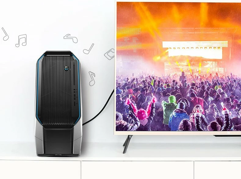 Kabllo video Ugreen DisplayPort në HDMI, 1.5m, 4K, e zezë