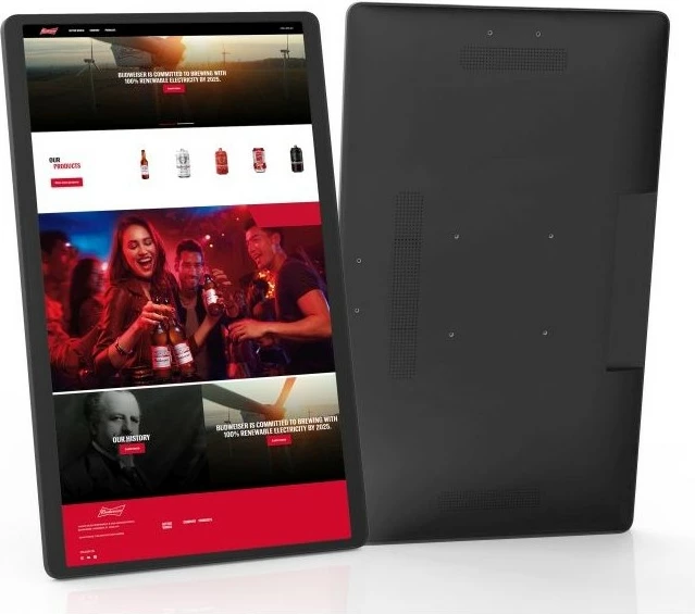 Tablet ALLNET High Performance Display 16 inç, Android 12, RK3588, NFC, PoE, HDMI, e zezë