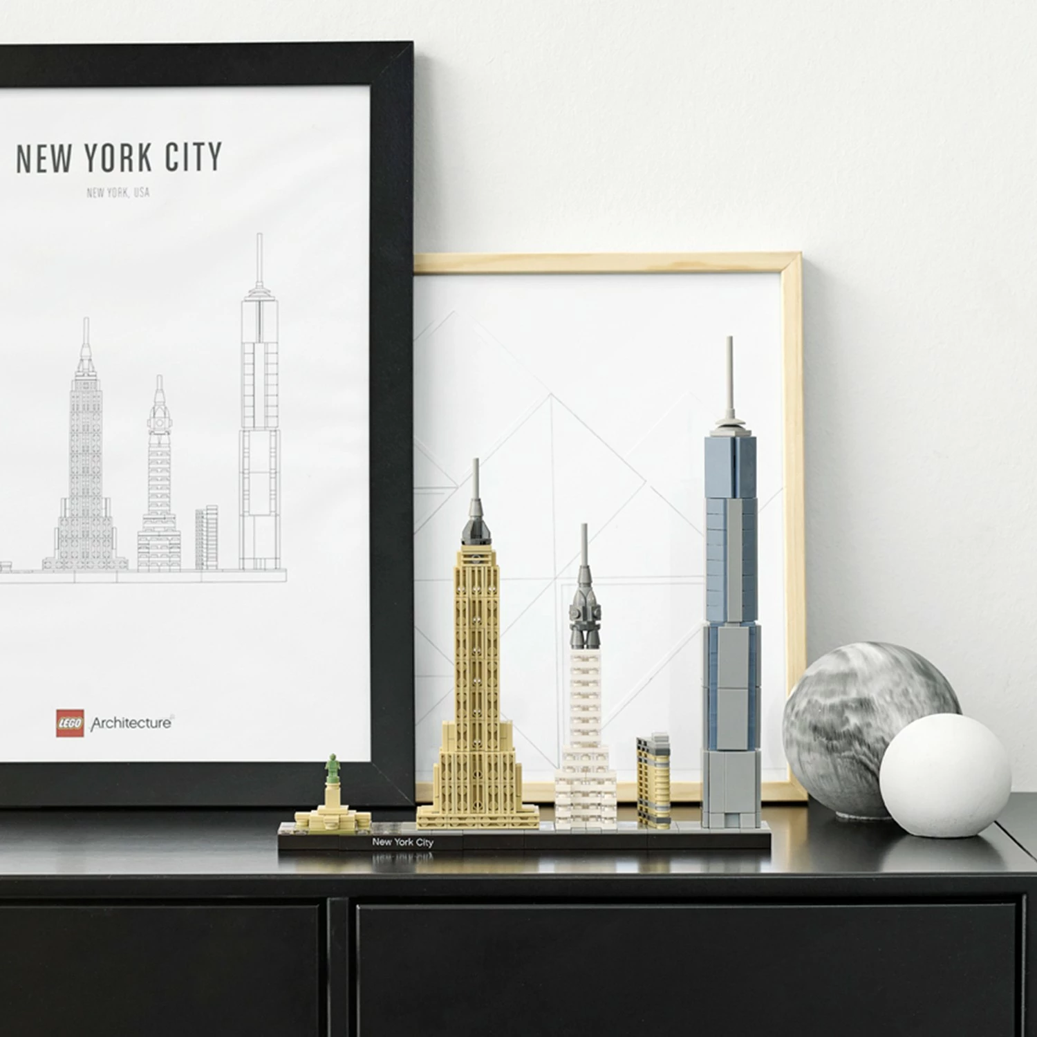 Set ndërtimi LEGO Architecture New York City 21028, 598 pjesë, shumëngjyrësh