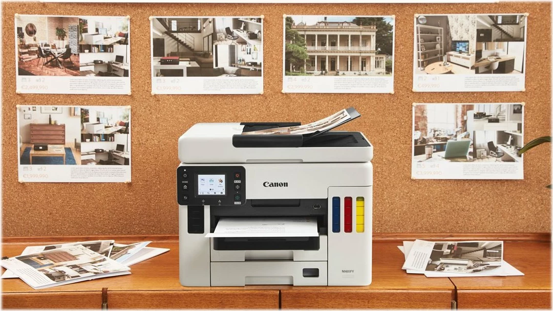 Printer multifunksional Canon PIXMA GX6040, MegaTank, A4, Wi-Fi, i bardhë