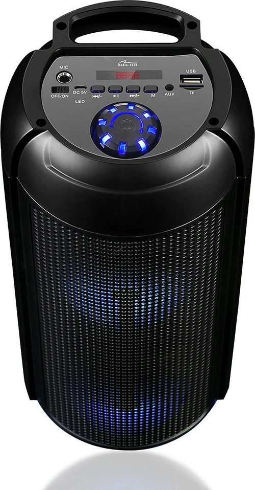 Altoparlant portativ Media-Tech PartyBox UNI BT MT3174, Bluetooth 5.0, Karaoke, FM, MP3, MicroSD, USB, AUX, 30W, i zi