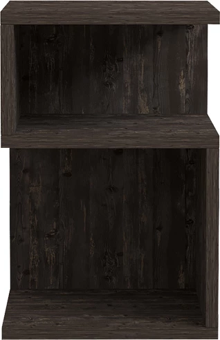 Tavolinë anësore Caroly melamine, hije qymyr, 29.6x31.4x45cm