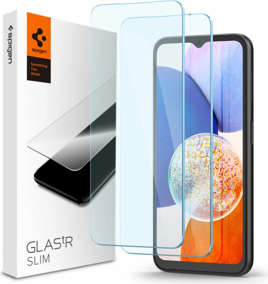 Xham i temperuar Spigen Glas.tR Slim për Samsung Galaxy A15/A25 4G/5G, 2 copë