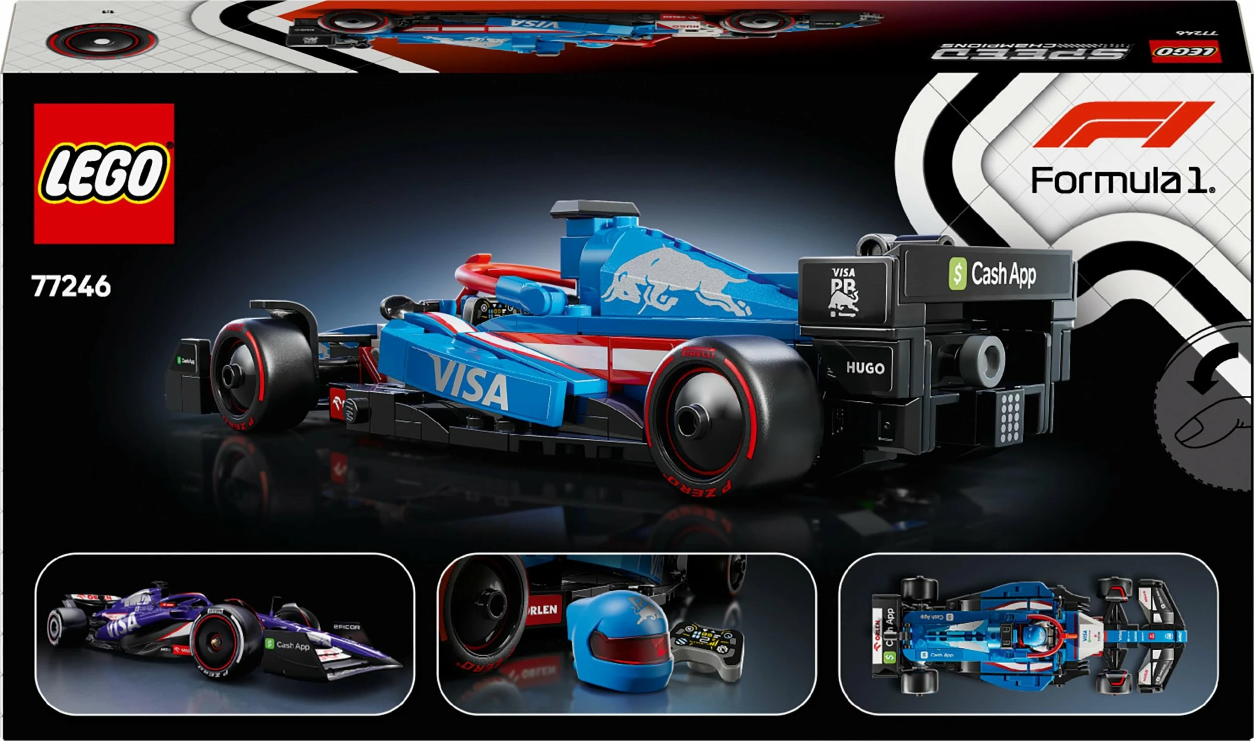 Set ndërtimi LEGO Speed Champions F1 KICK Sauber Team C44 77246, 248 pjesë