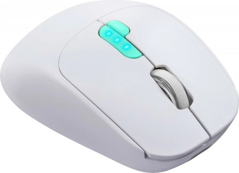 Maus pa tela Defender Nitta MM-307, Bluetooth/USB, 1600 DPI, i bardhë