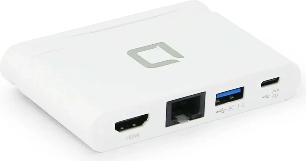Hub Dicota USB-C 4-në-1 HDMI, i bardhë