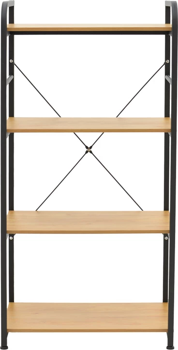 Raft dyshemeje Depo metal i zi-MDF ngjyrë lisi 60x40x120cm