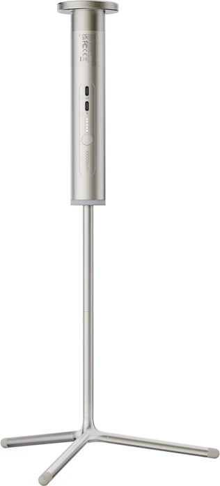 Stativ për projektor Aurzen PowerPlay AU-PJ001PP-UNGD0, power bank 10000 mAh, fileto universale 1/4\", lartësi 23/33/43 cm, gri, set me çantë