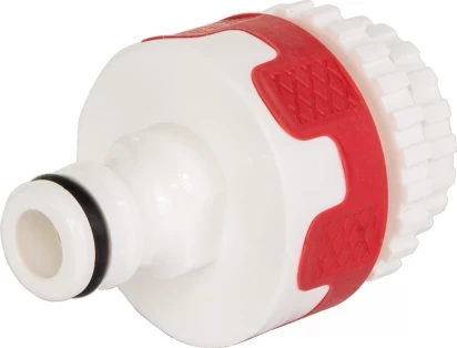 Adapter për çezmë PROLINE 99708 3/4\"-1/2\", kuqe/bardhë