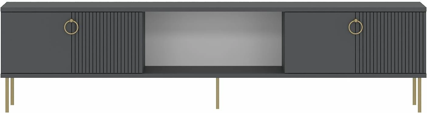 Komodë TV Skye Decor, ngjyrë antracit, 180x45x30cm