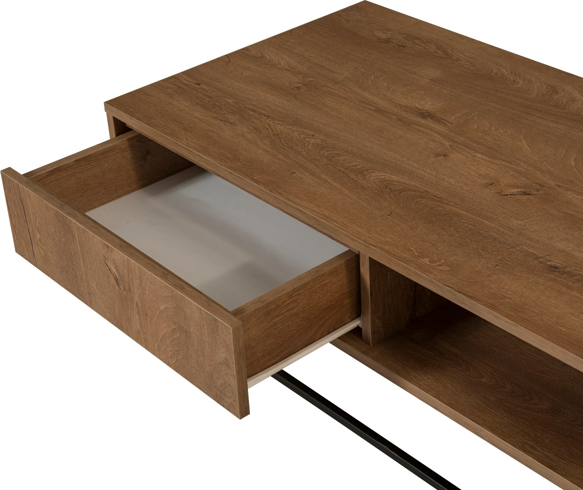 Set mobiljesh për dhomë dite Skye Decor, Laxus Takım 16, ngjyrë arrë dhe e zezë