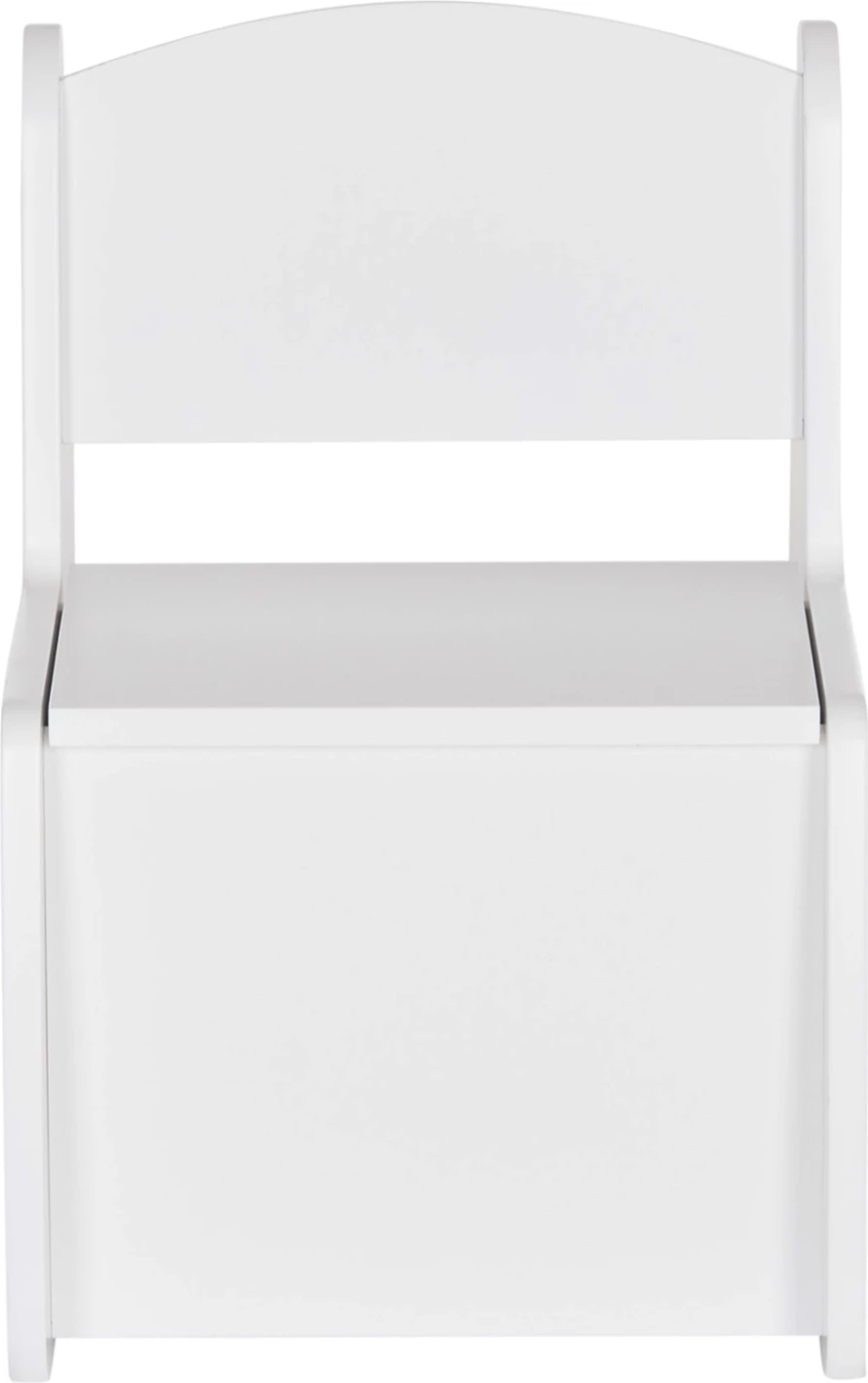 Karrige fëmijësh me hapësirë për ruajtje, model Ricki, dru i bardhë, FH18343.03, 33x43x47cm