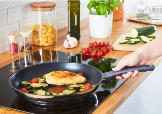 Tiganë Tefal Daily Cook G7132S55, set 2 copë, 24/28 cm, Titanium