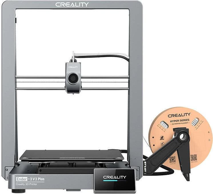 Printer 3D Creality Ender-3 V3 Plus, FDM, volum 300x300x330 mm, gri