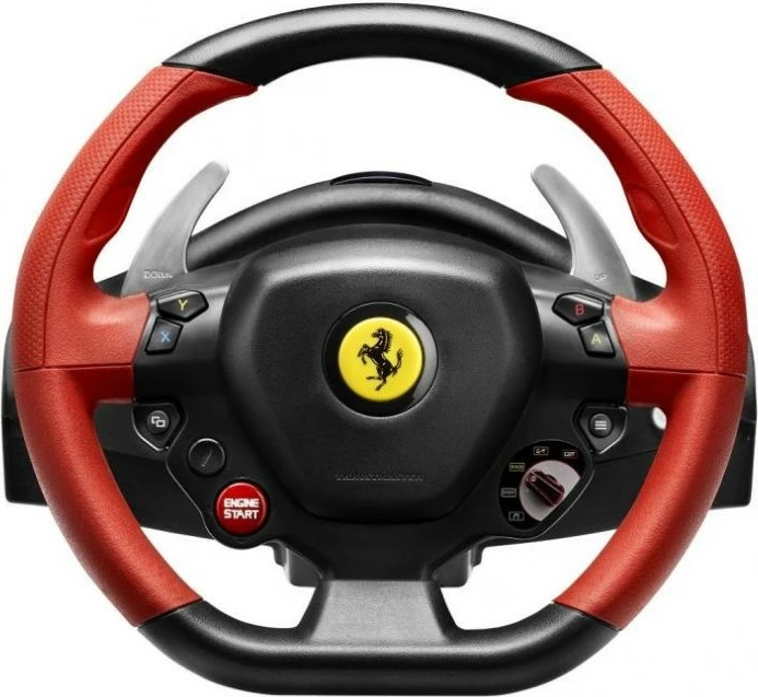 Timoni Thrustmaster Ferrari 458 Spider, Xbox One, D-pad, me kabllo, zi, kuq