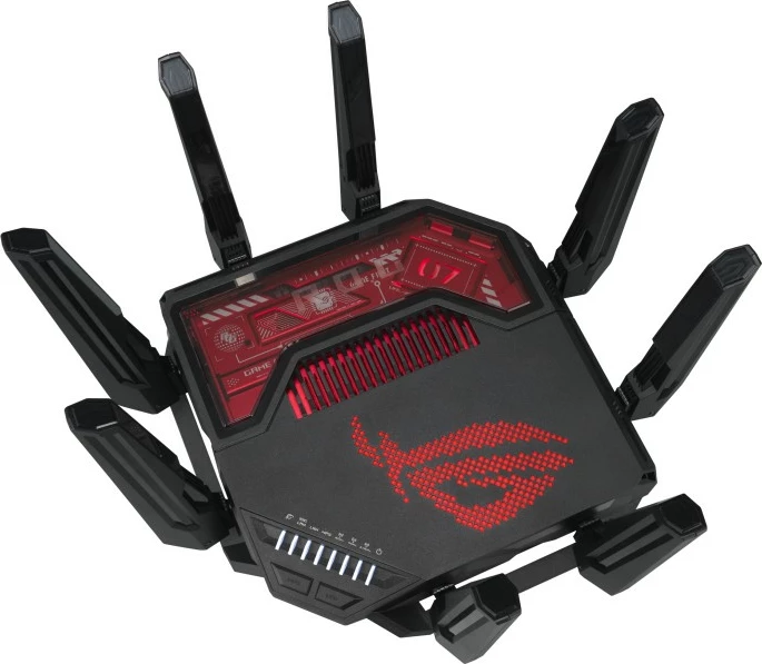 Router Asus ROG Rapture GT-BE19000, tri-band, 8 antena, WiFi 7, i zi