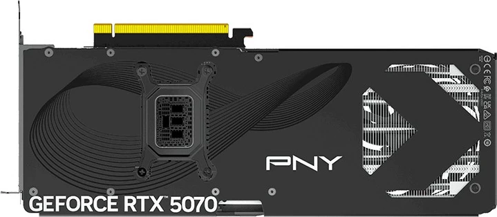 Kartelë grafike PNY GeForce RTX 5070 OC, 12GB GDDR7, PCI Express x16 5.0, e zezë