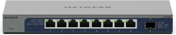 Switch NETGEAR GS108X, L2, Gigabit Ethernet, Gri