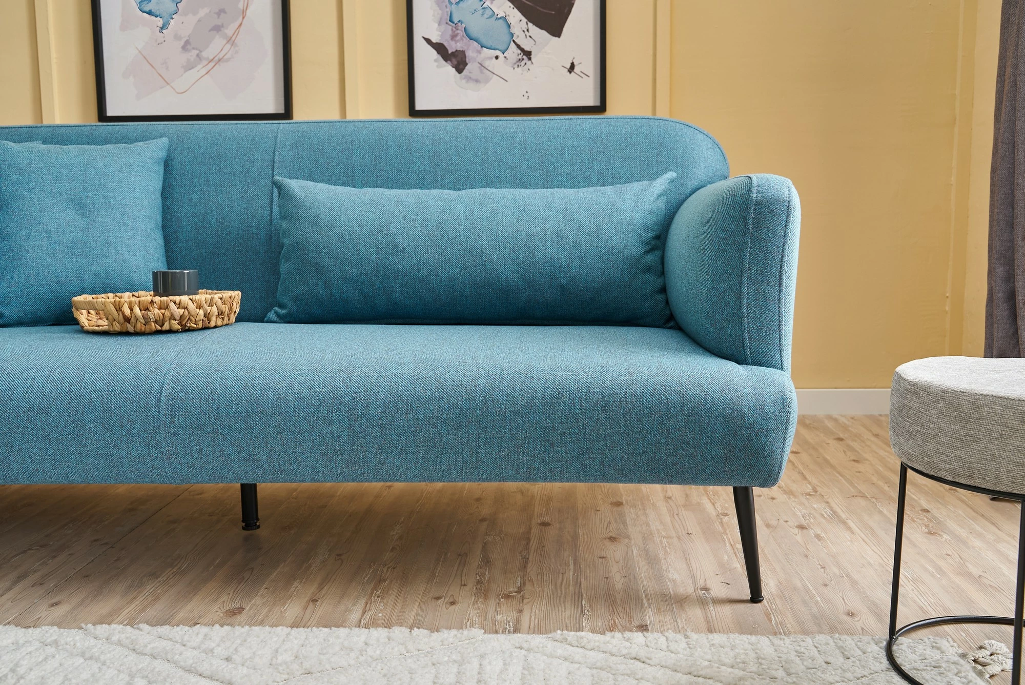 Divan treshe, ngjyrë turquoise, Atelier del Sofa, Revos