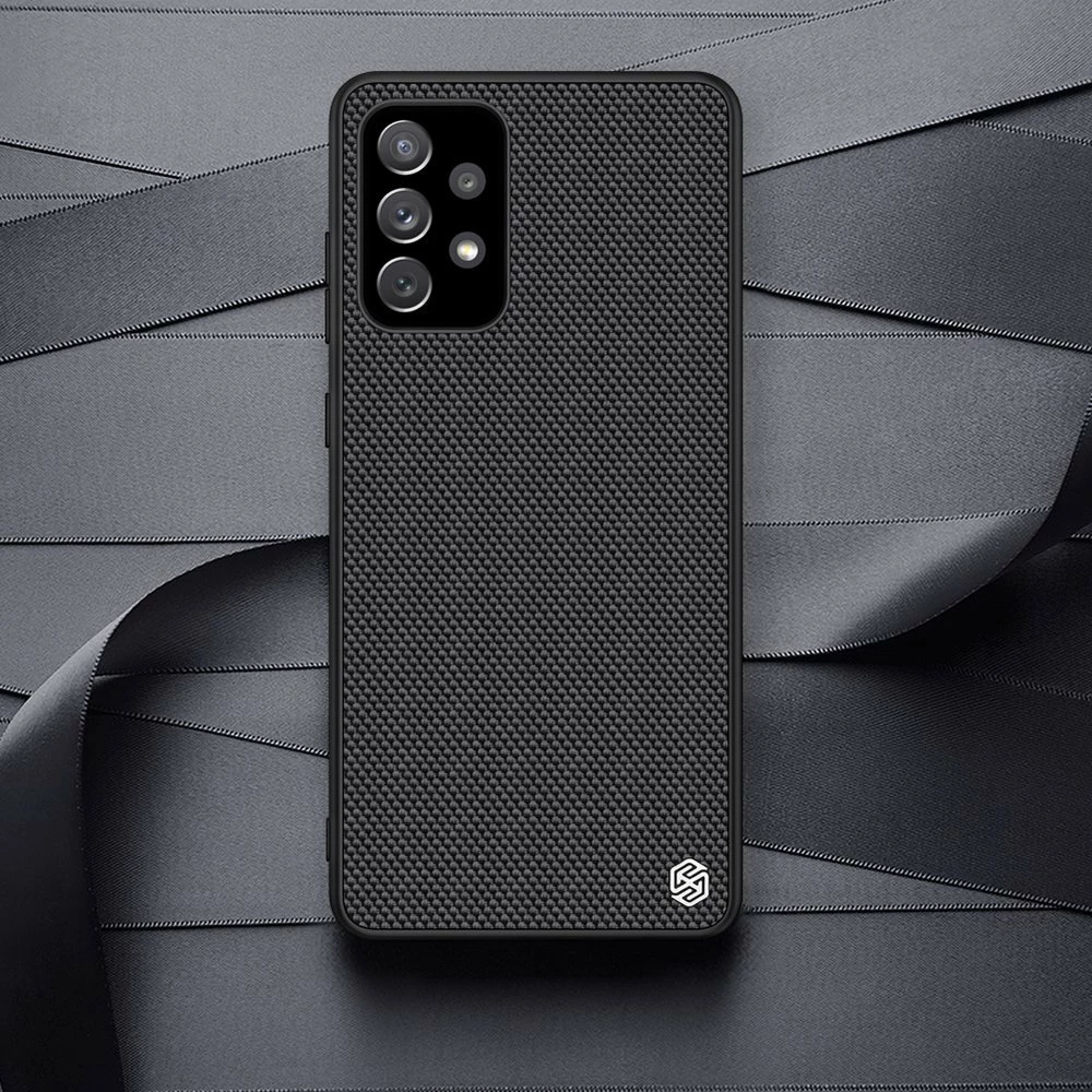 Mbështjellës Nillkin Textured Case për Samsung Galaxy A72 4G, i zi