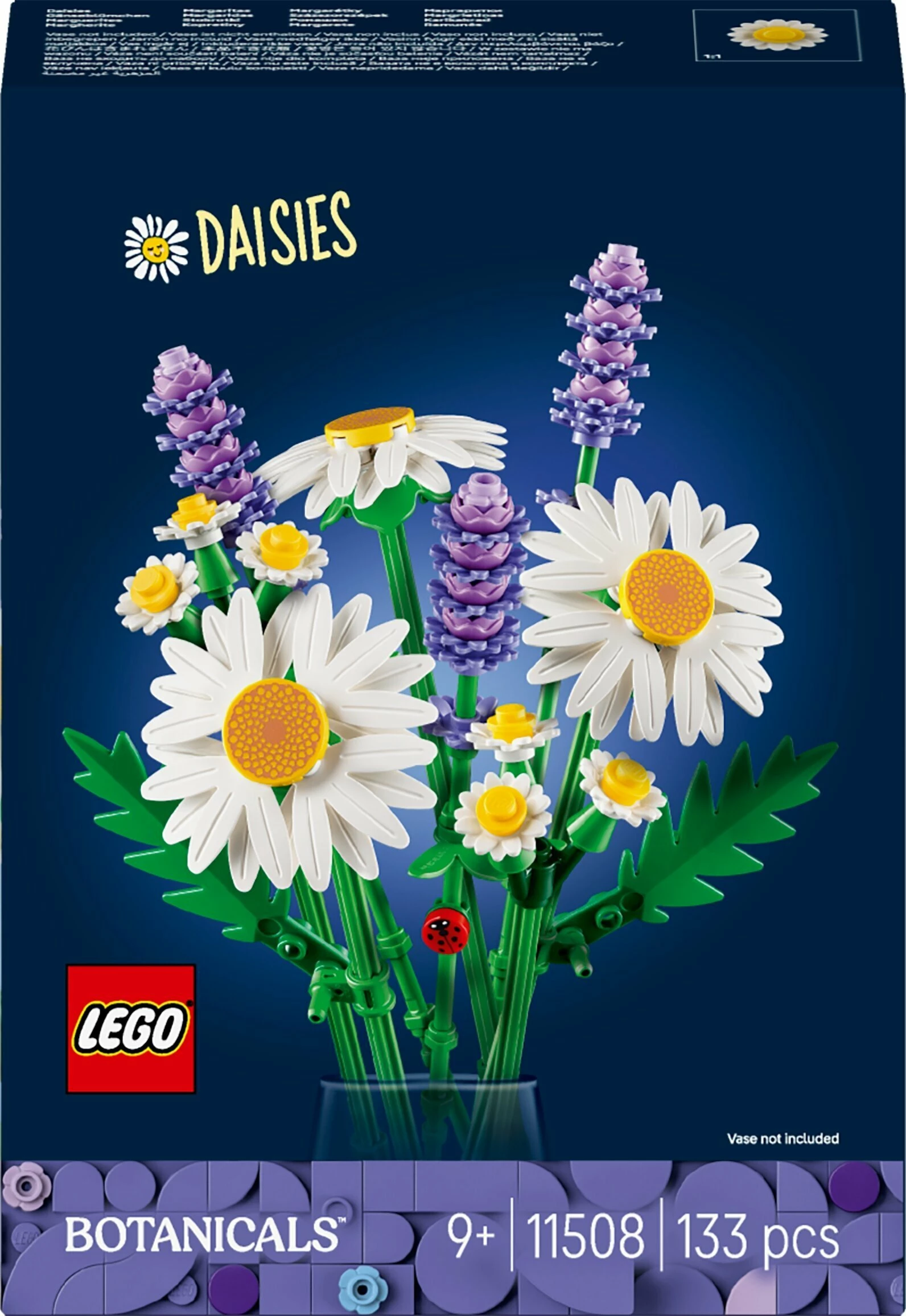 Set ndërtimi LEGO Botanicals Daisies 11508, 133 copë, 9+