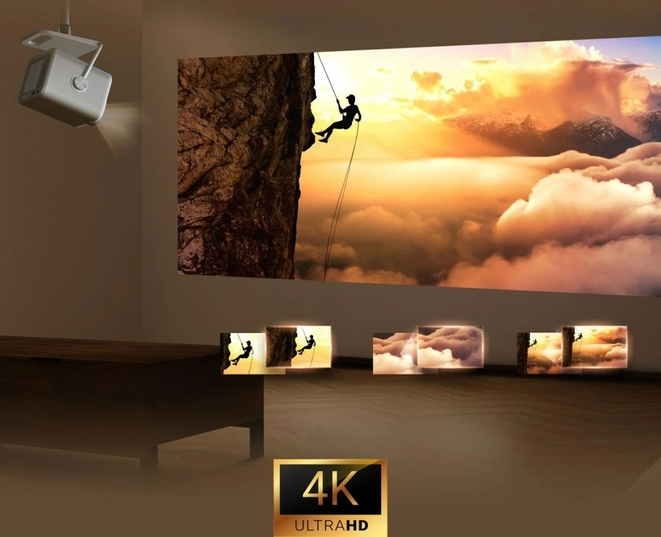 Projektor laser Hisense M2 Pro UHD 4K, gri