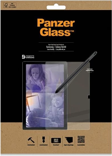 Xham i temperuar PanzerGlass për Samsung Galaxy Tab A8, Edge-to-Edge, Transparent
