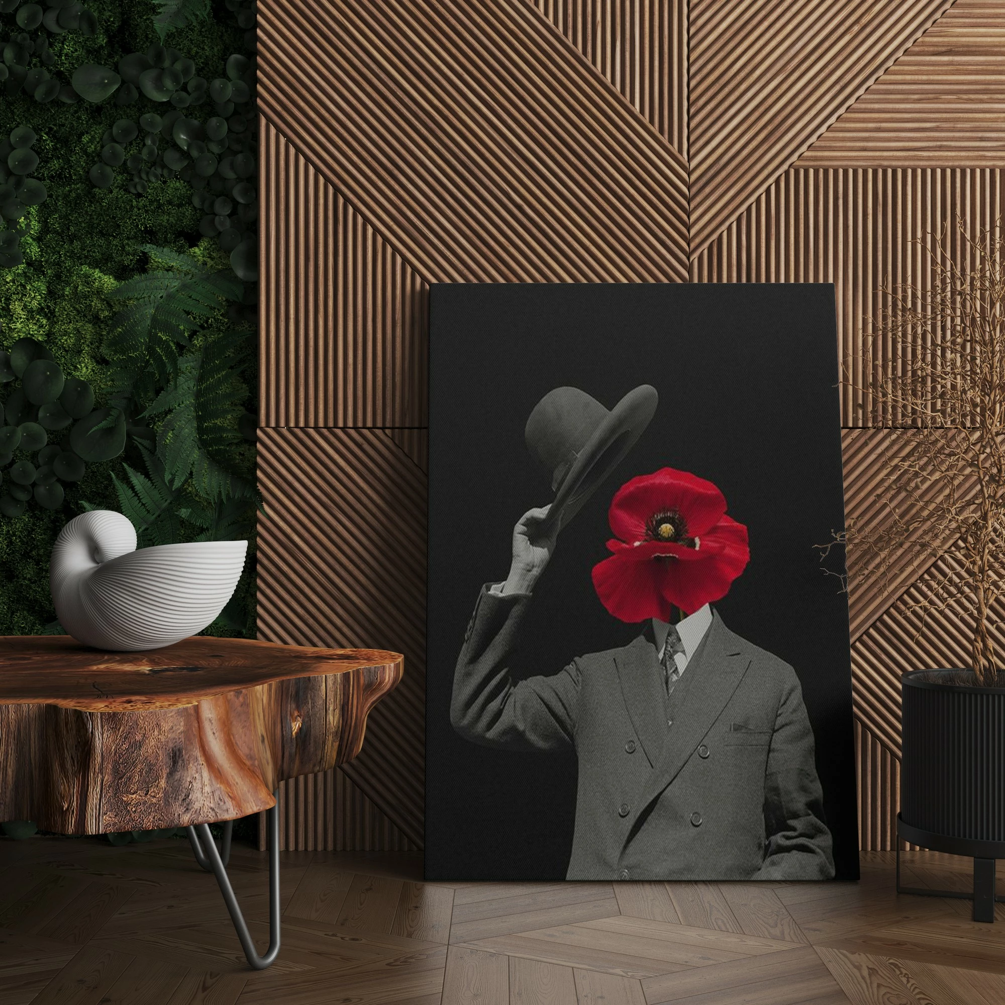 Pikturë dekorative në kanavacë, shumëngjyrëshe, 50x70cm, Wallity