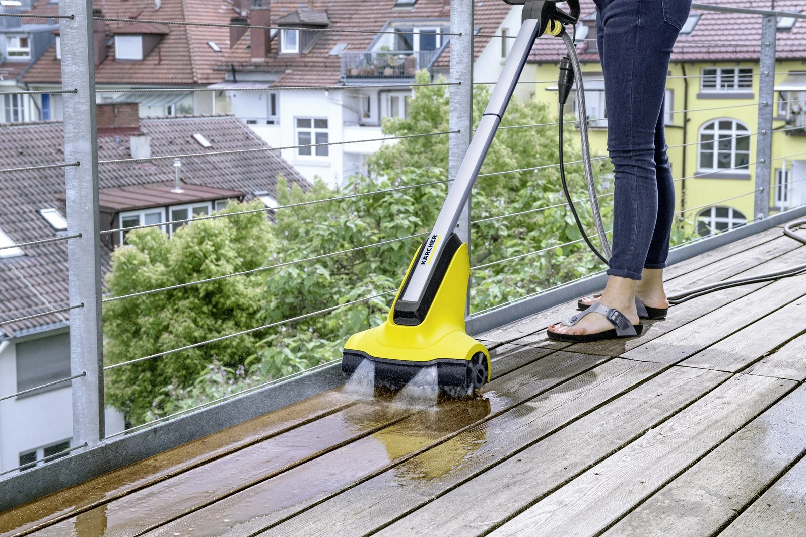 Kärcher PCL 4 Terassenreiniger Floor polisher 800 RPM Black, Yellow