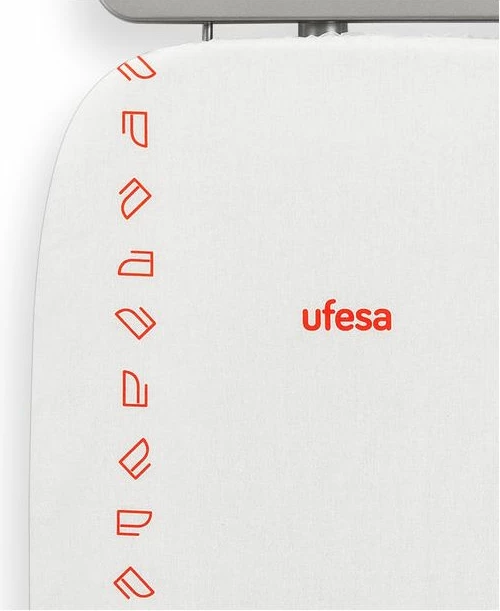 Tavolinë hekurosjeje UFESA Splash 80406106 110×34 cm, lartësi e rregullueshme 80–94 cm