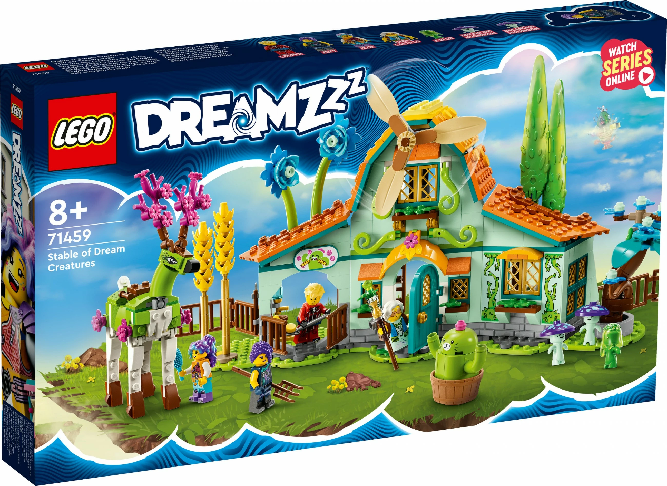 Set ndërtimi LEGO Stable of Dream Creatures, 681 pjesë, shumëngjyrësh