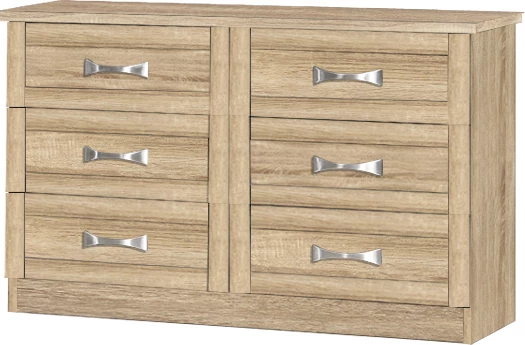 Tavolinë për grim FH317.02 me 6 sirtarë Sonama 120x40x76cm