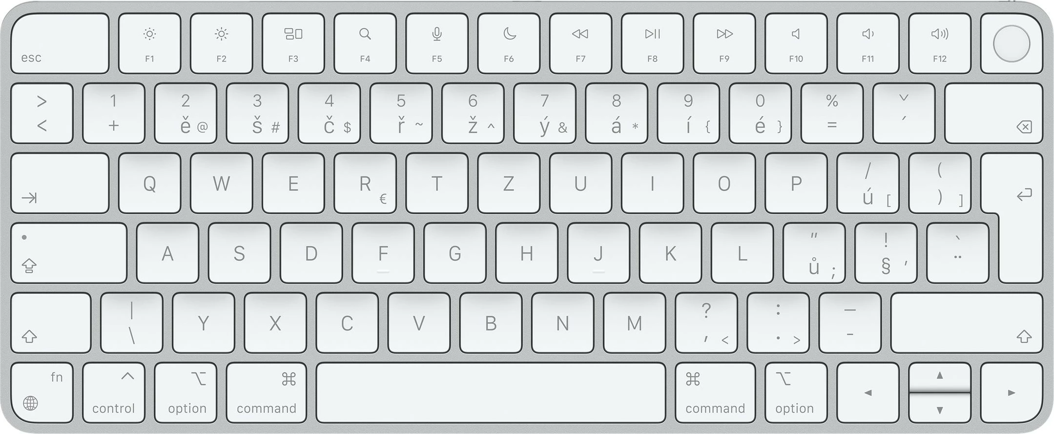 Apple Magic Keyboard (2024), Czech